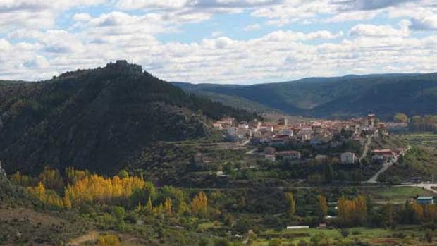Vista de Beteta, localidad de la Serranía de Cuenca