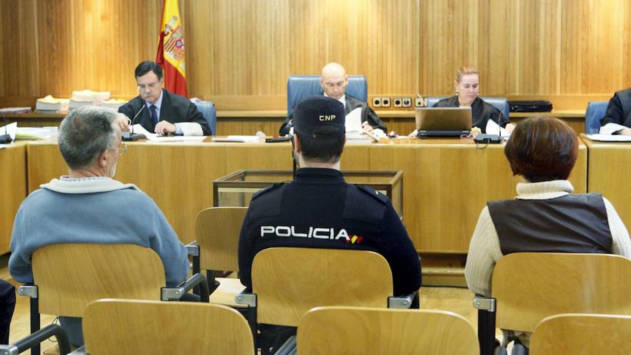 Los dos procesados, durnate un juicio contra ellos en la Audiencia Nacional