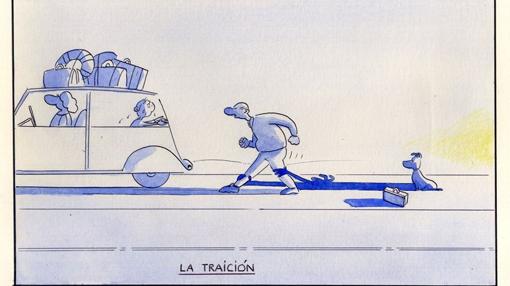 Imatge d'una de les il·lustracions de Paco Catalan