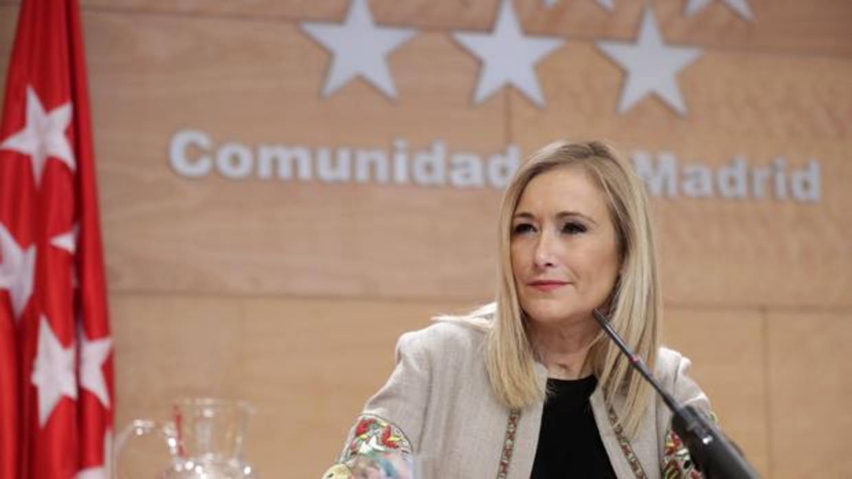 La presidenta de la Comunudad de Madrid, Cristina Cifuentes