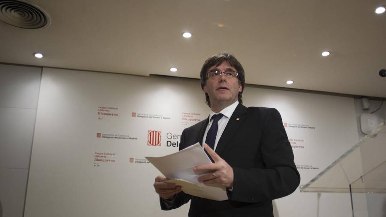 Carles Puigdemont, presidente de la Generalitat