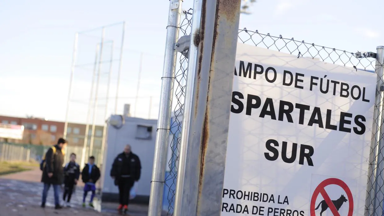 Campo de fútbol de Espartales Sur, en Alcalá de Henares