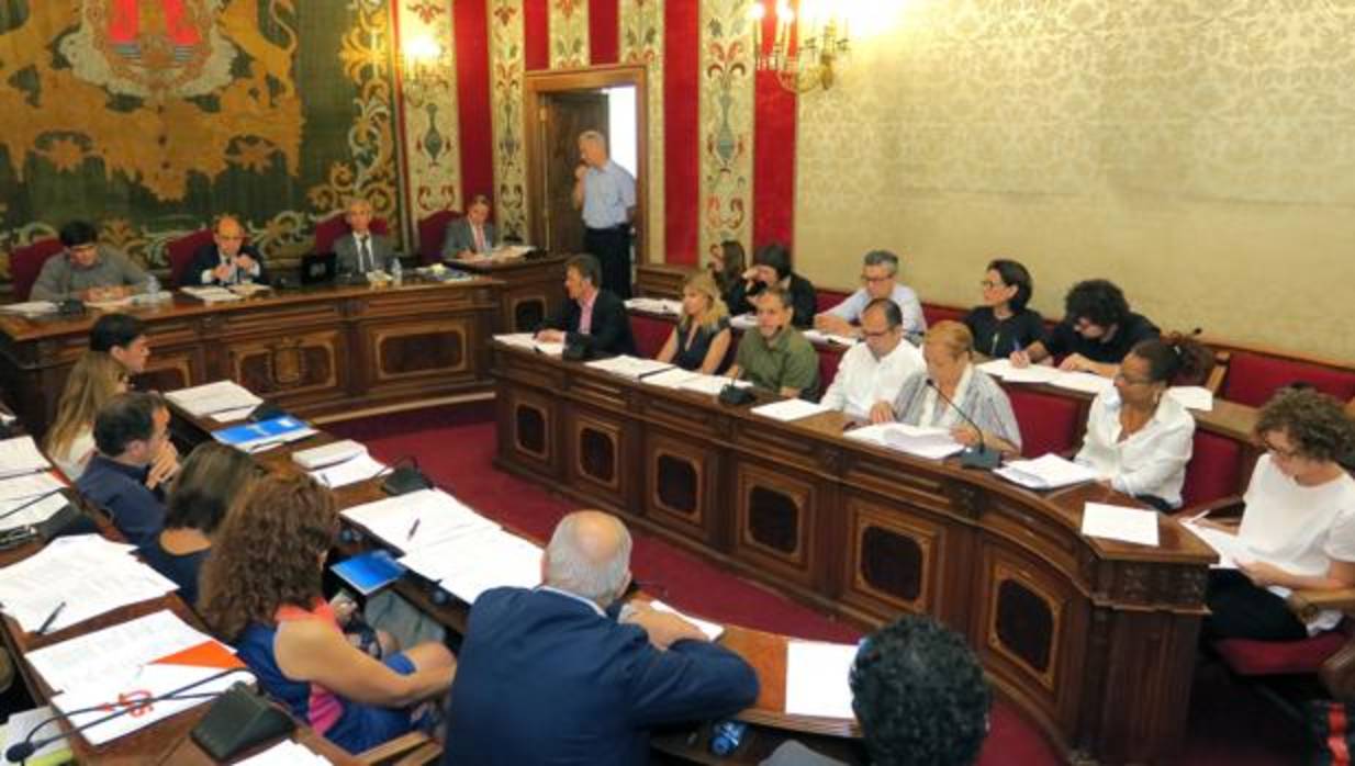 Imagen de archivo de la sesión ordinaria del Pleno del Ayuntamiento de Alicante