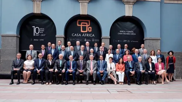Diplomáticos españoles en África, ministro Dastis y autoridades canarias