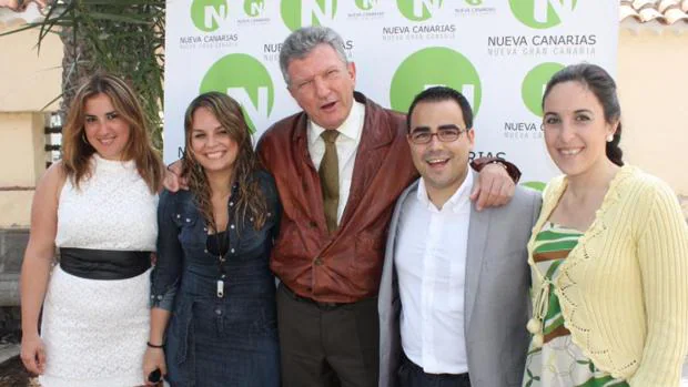 Nohemí Santana y Pedro Quevedo, juntos, en 2011