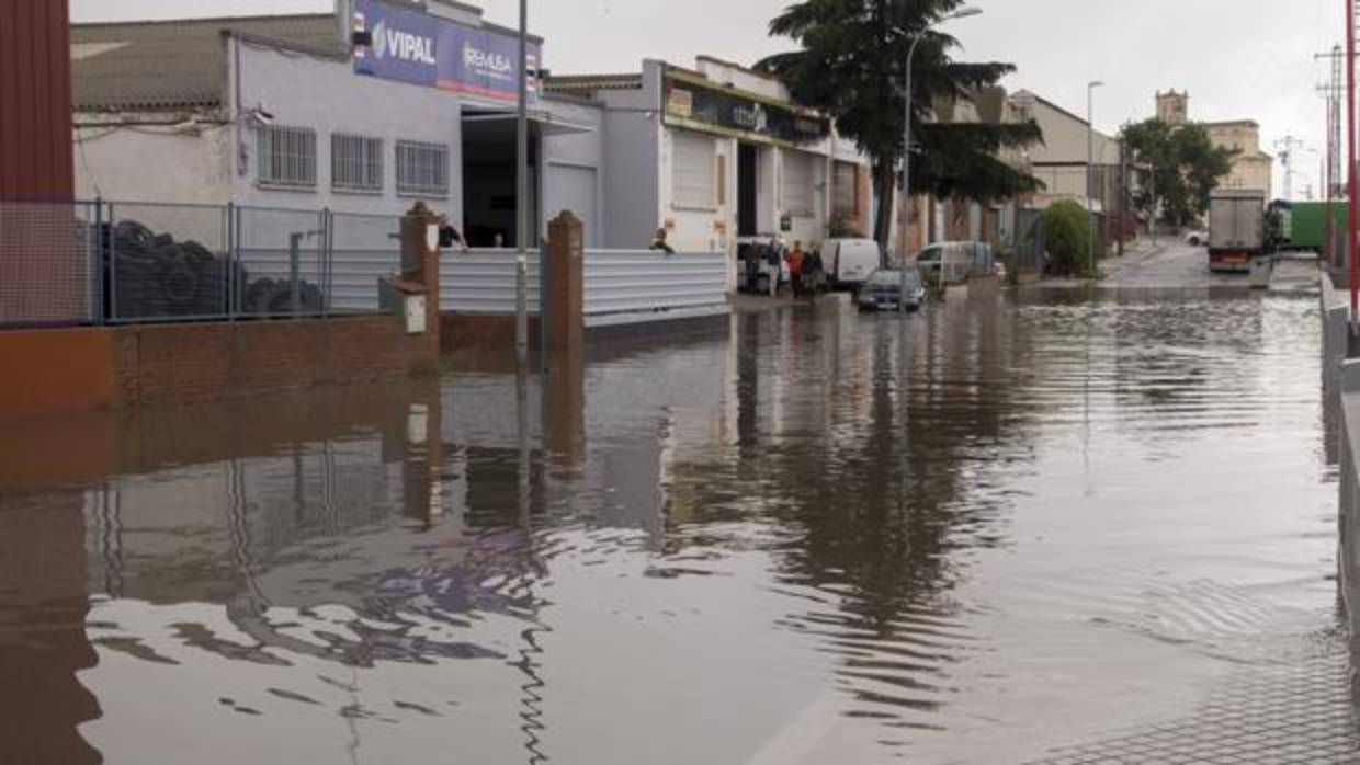 Imagen de los efectos de la tormenta en Ávila