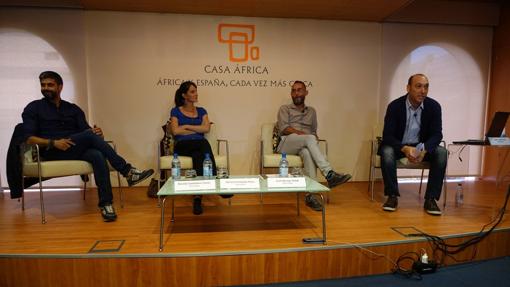 Los periodistas Nicolás Castellano, Gemma Parellada, José Naranjo y Joan Tusell