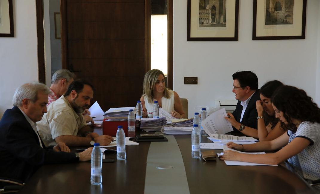 Junta de Gobierno Local presidida por la alcaldesa de Toledo, Milagros Tolón, este miércoles