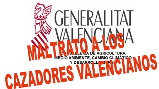 Imagen difundida por la Federación de Caza de la Comunidad Valenciana