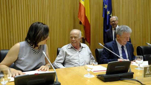 Rosendo Naseiro, durante su comparecencia en el Congreso