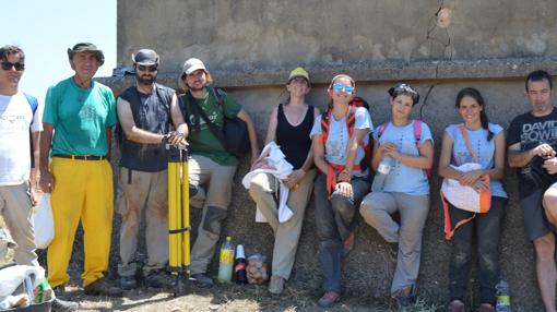 El equipo de las excavaciones arqueológicas de Los Monegros