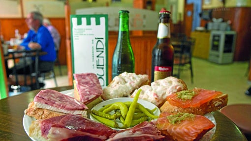 Plato de tapas en La Taberna de Buendi