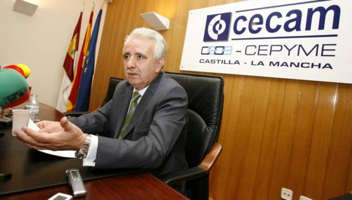 Jesús Bárcenas, en la época en la que era presidente de Cecam