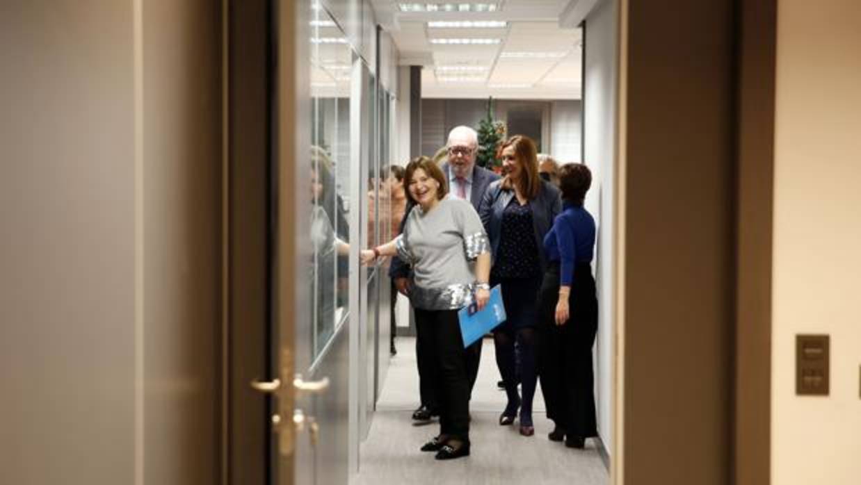 Imagen de Isabel Bonig tomada el día de la inauguración de la sede del PP en Valencia