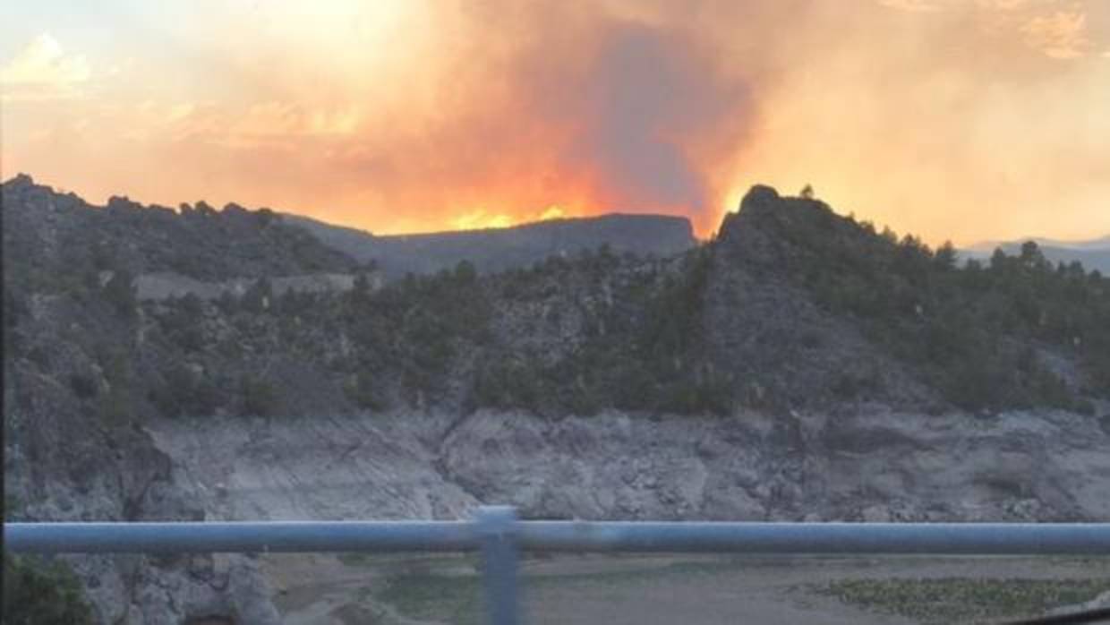 El incendio, esta madrugada