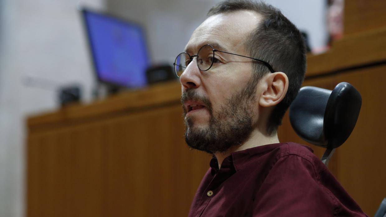 Pablo Echenique, líder aragonés de Podemos, en una imagen de archivo