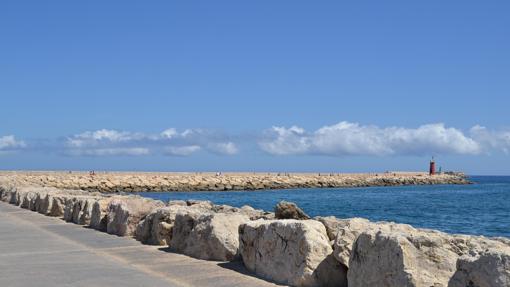 Imagen de la playa Escollera Norte de Dénia