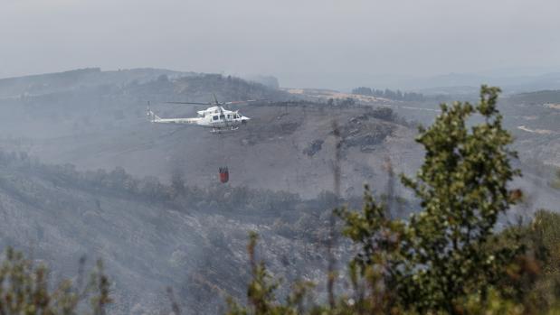 Extinguido al noveno día el mayor incendio forestal del verano en Castilla y León