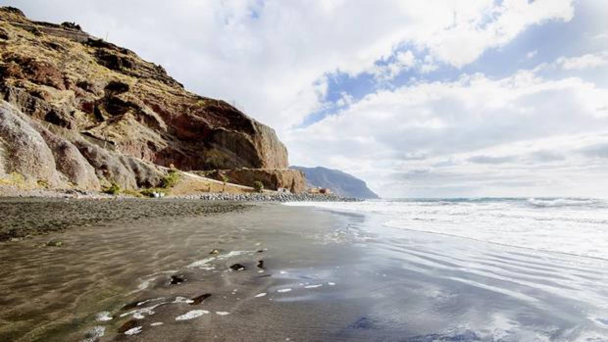 Playa de Las Teresitas, Tenerife, este jueves