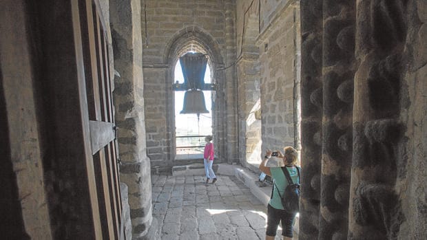 La visita incluye el entresuelo de las bóvedas de la Catedral y el campanario