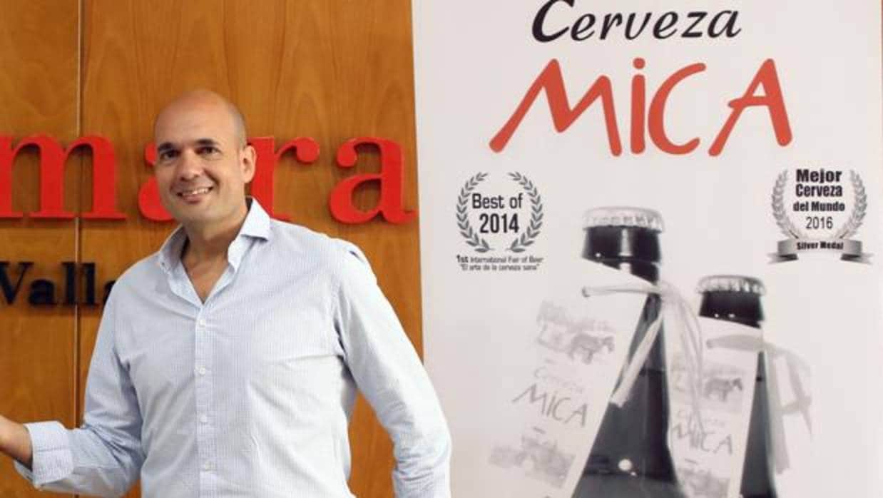 El fundador y director general de Cerveza Mica, Juan Cereijo