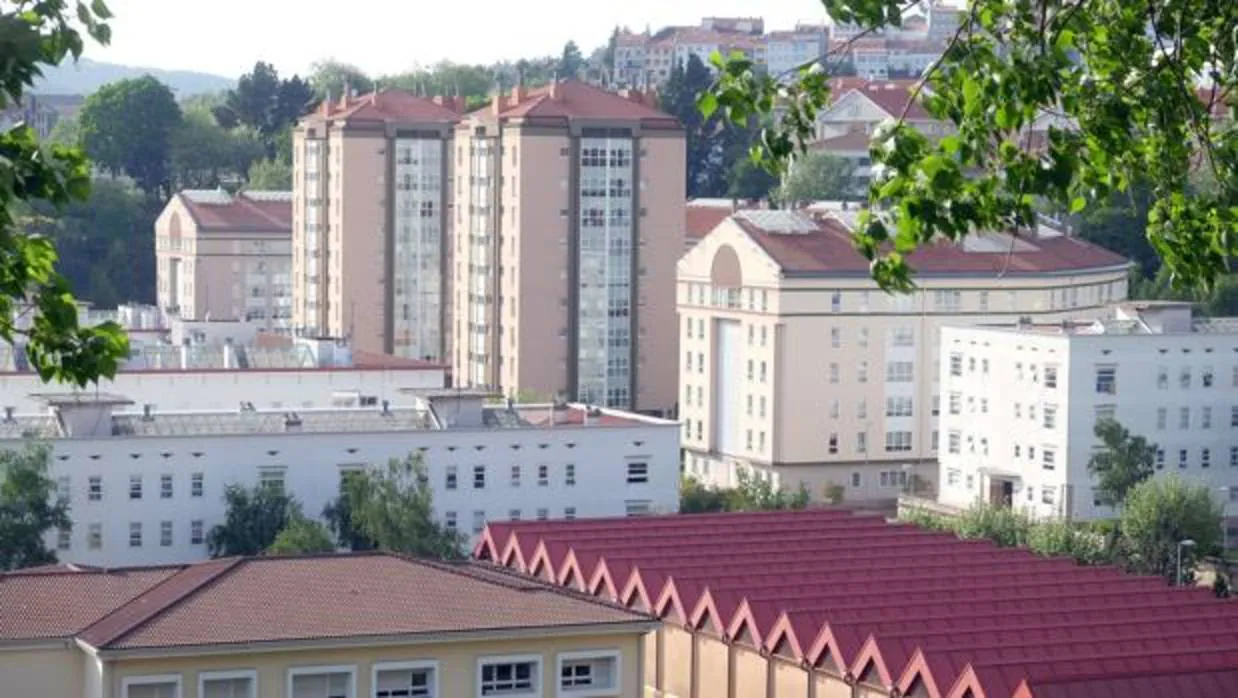 Bloques de viviendas en la capital gallega