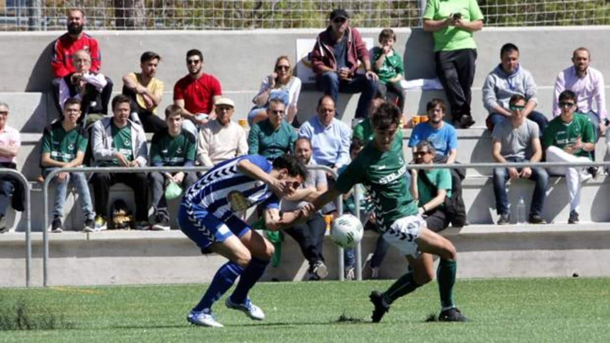 Imagen de uno de los partidos disputados entre del CD Toledo y el CF Talavera