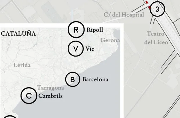 La secuencia de los atentados en Cataluña y su investigación, contada paso a paso
