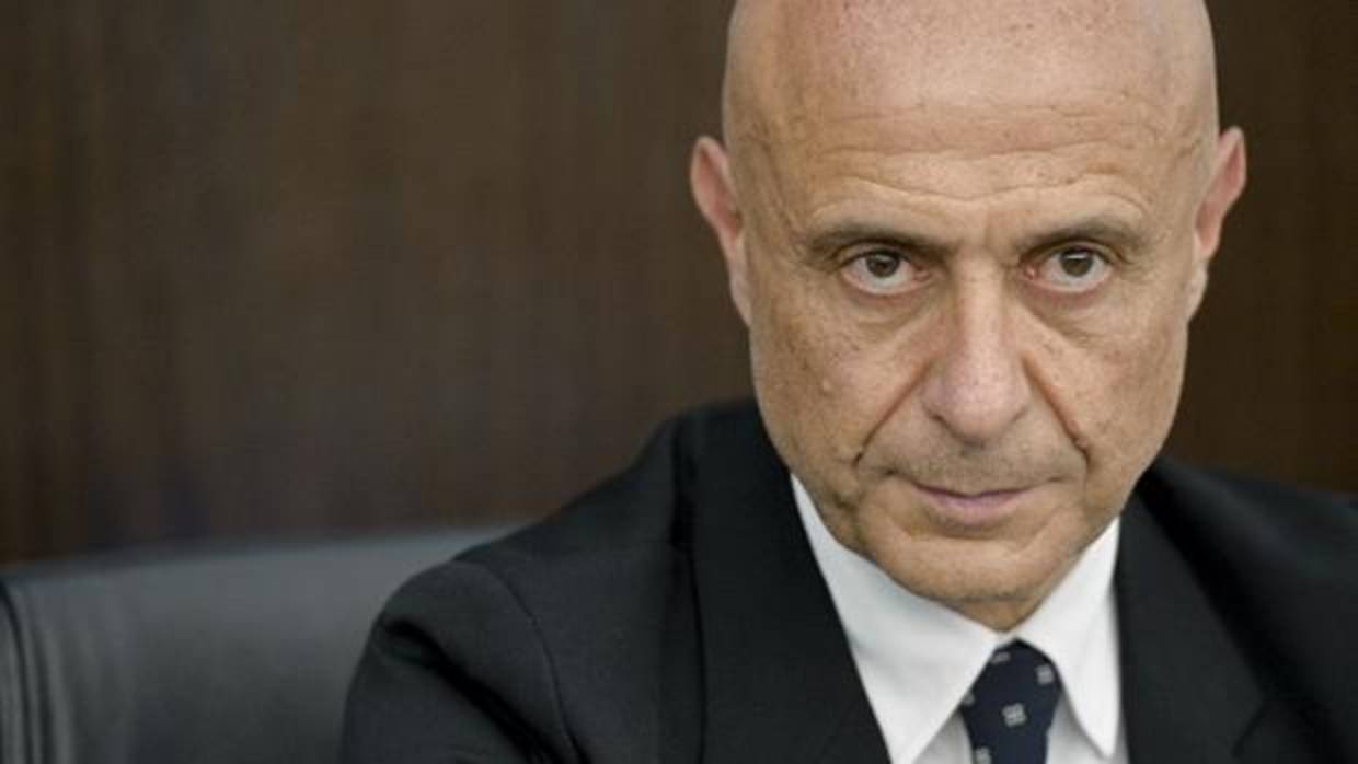 Una imagen del ministro de Interior Marco Minniti, titular del gobierno de centro izquierda de Gentiloni