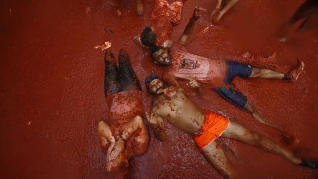 Imagen de la pasada edición de la Tomatina