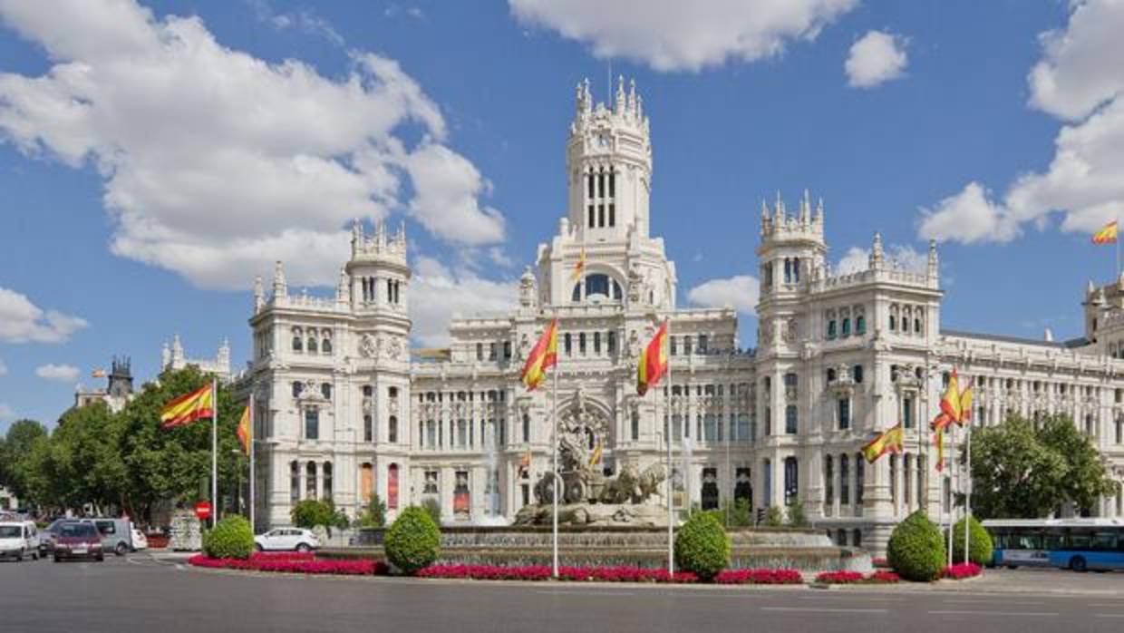 Palacio de Cibeles, sede del Ayuntamiento de Madrid