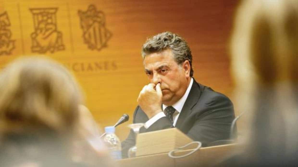 Enrique Ortiz, en una comparecencia en las Cortes Valencianas por otro asunto investigado