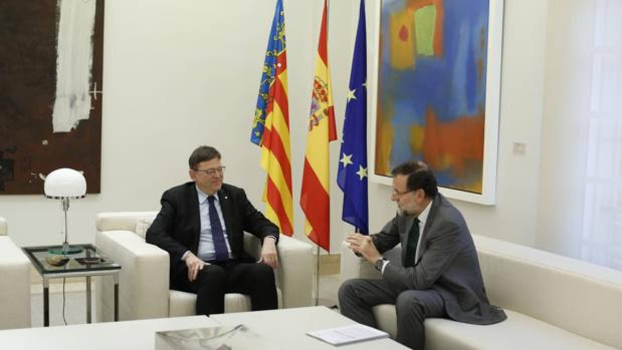 Imagen de Rajoy y Puig tomada en noviembre de 2015