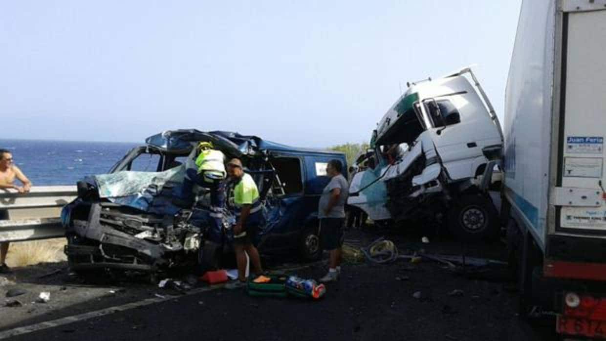 Dos muertos en un trágico accidente en Tenerife