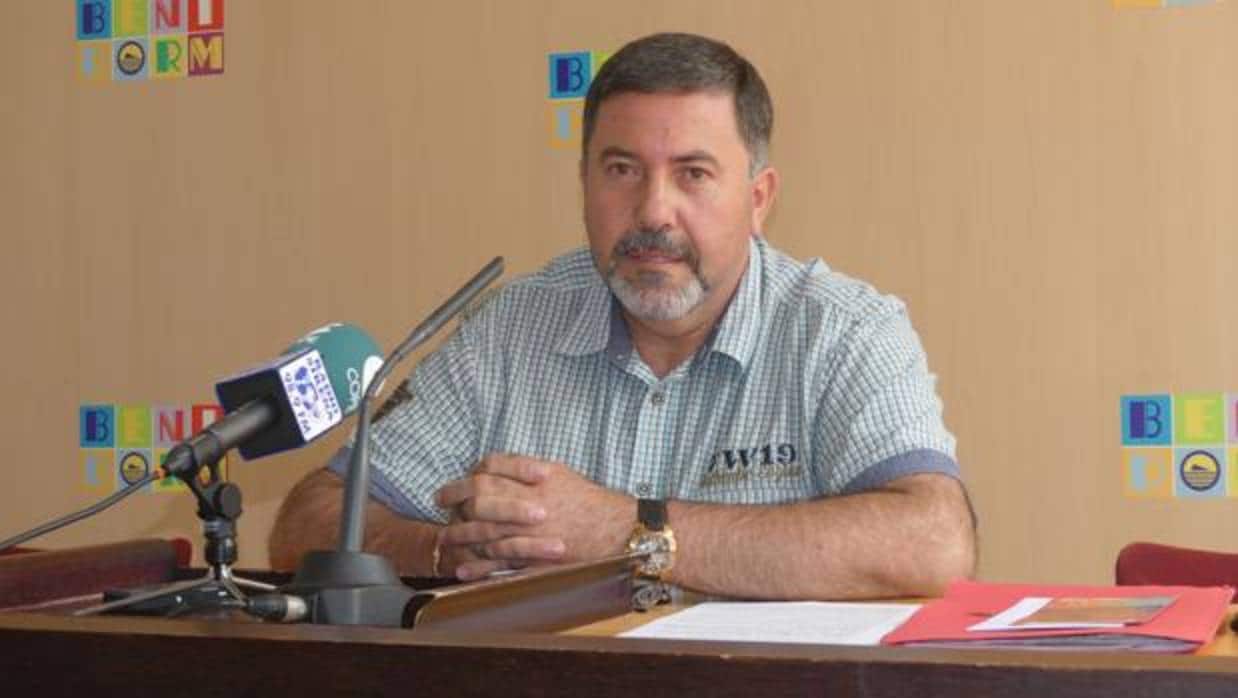 El concejal de Los Verdes de Benidorm, Juan García, este viernes