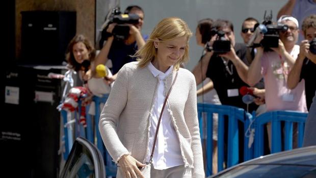 La Infanta Cristina pide a la Audiencia Provincial de Palma la devolución de 771.000 euros