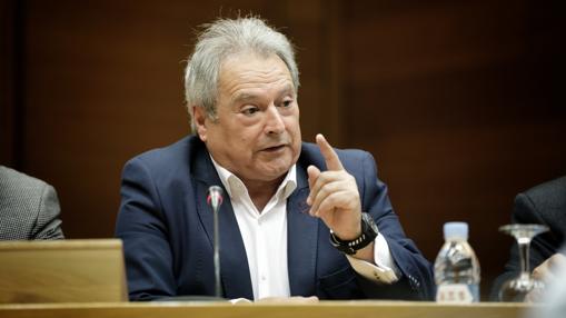 Alfonso Rus, durante la comisión de investigación en las Cortes sobre la adjudicación de residencias