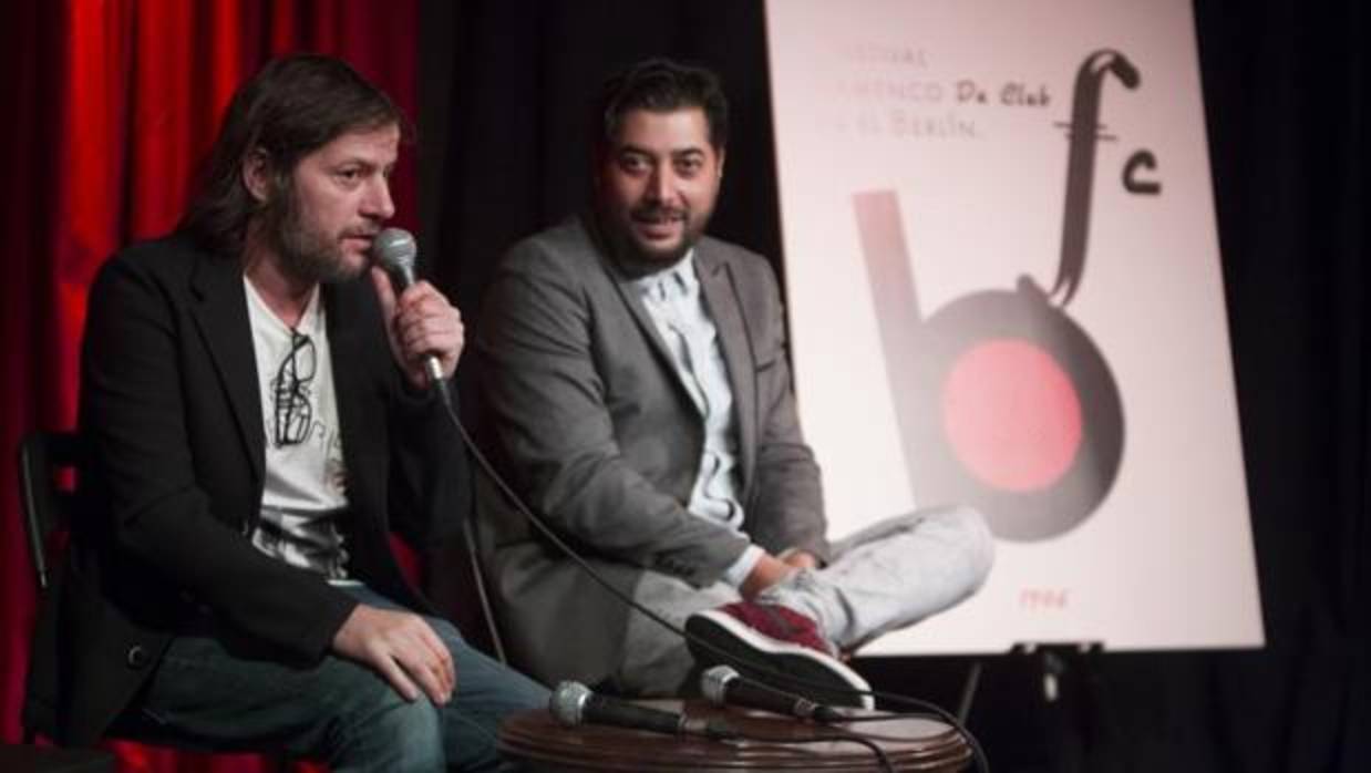 Andrés Almada y «Bandolero», programadores del festival, ayer