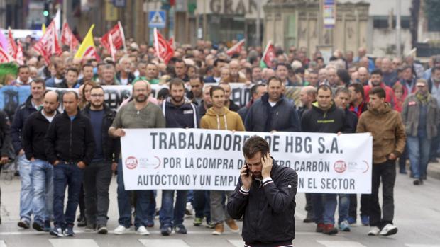 Los últimos de la minería retoman la lucha contra el fin del carbón