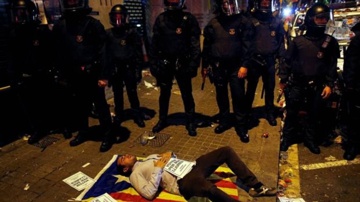 Los secesionistas plantean acampar en las calles de Cataluña