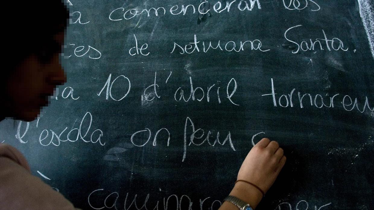 Desde hace décadas se enseña catalán de forma cotidiana en los colegios del Aragón oriental