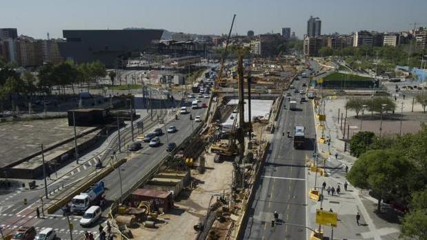 Las obras de los túneles de la plaza de Glòries se reactivan