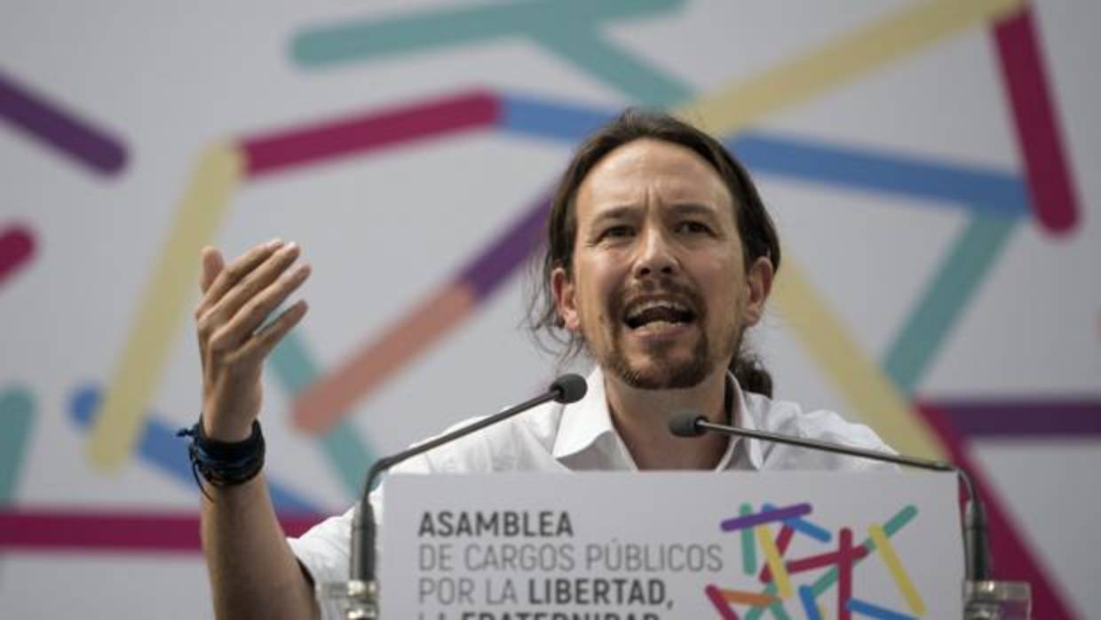 El líder de Unidos Podemos, Pablo Iglesias