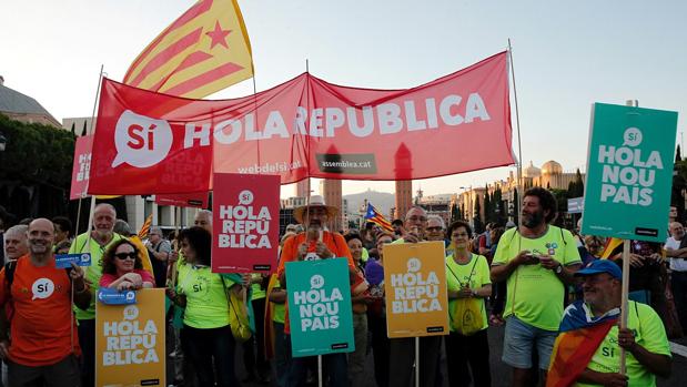 El independentismo cierra su campaña para el referéndum ilegal del 1-O