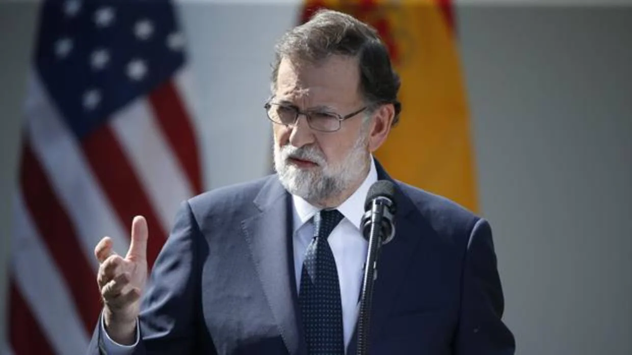 El presidente del Gobierno, Mariano Rajoy, el martes pasado en la Casa Blanca