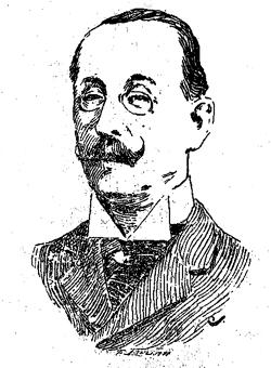 Barón de Albí, impulsor de la Liga Nacional Antiduelista, quien en diciembre de 1905 hizo propaganda de la misma en Toledo, promoviendo una sección local