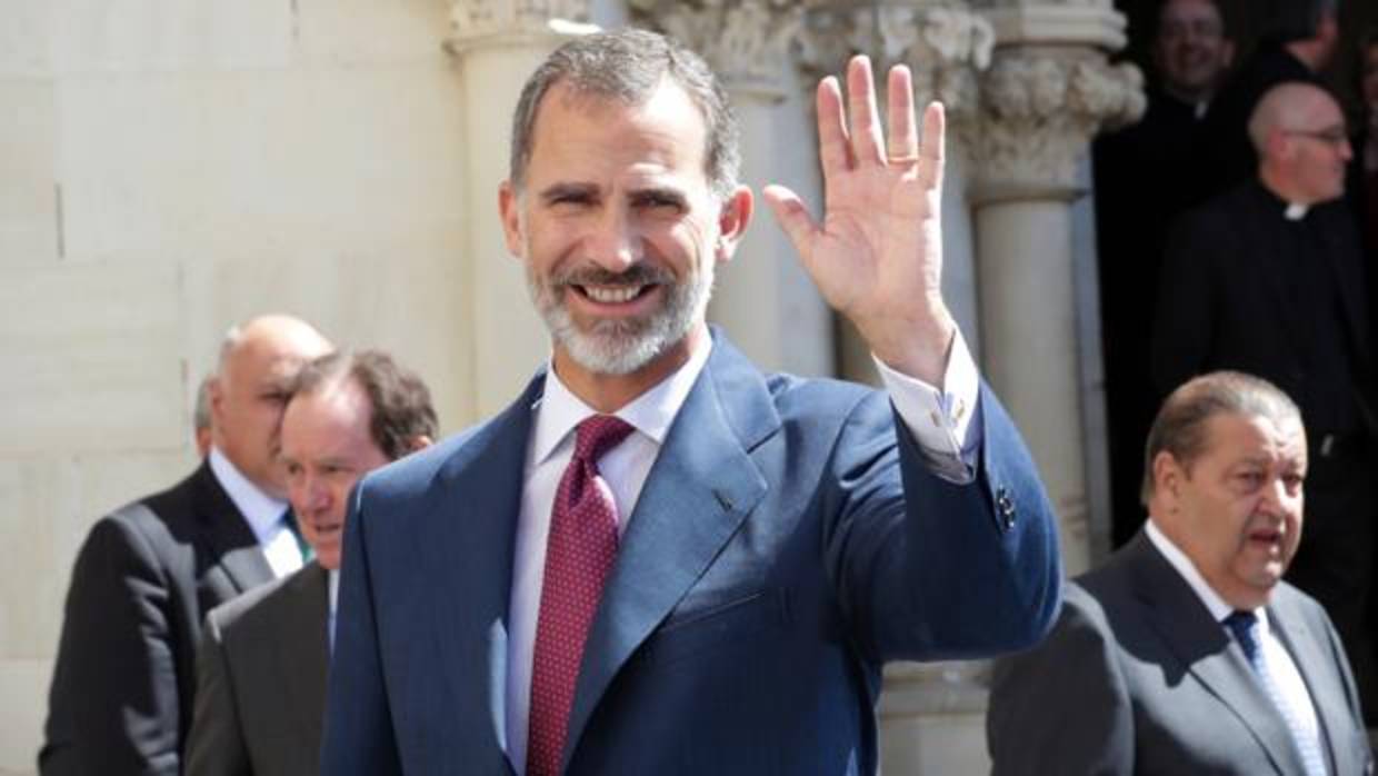 El rey Felipe VI, en los Premios Nacionales de Cultura 2016, celebrados en Cuenca