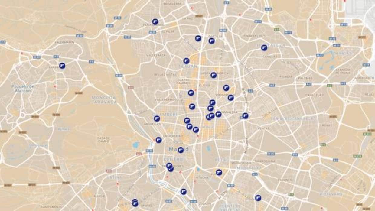 Dónde están las armerías más importantes de Madrid