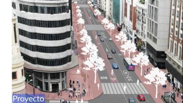 Así será la nueva Gran Vía a partir del puente de la Constitución