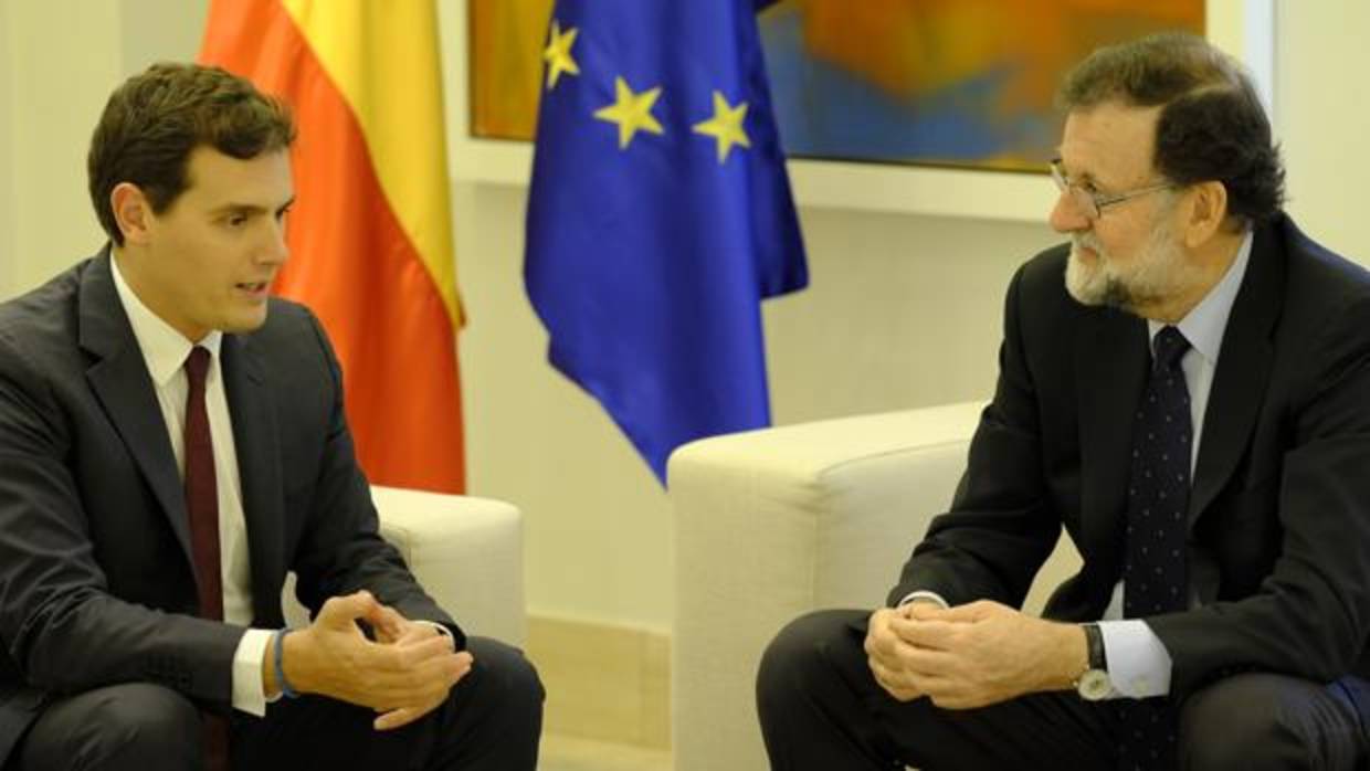 Albert Rivera y Mariano Rajoy